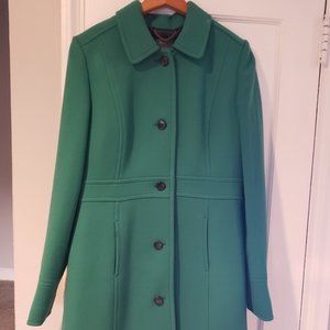 J. Crew Lady Day Coat 14T - Green